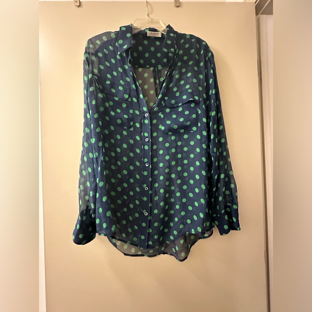 Equipment sheer Blouse